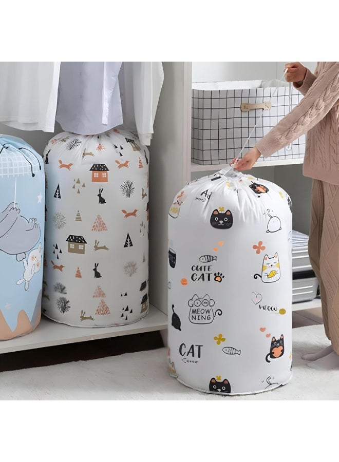 Extra Large Waterproof Storage Bag – Jumbo Drawstring Organizer for Clothes, Blankets, Quilts, and Toys, Heavy-Duty Material with Dust, Moisture, and Insect Protection, 45 × 85 cm - Image 4